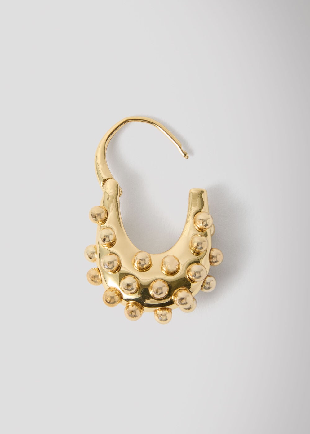 Seed Bead Oval Earring