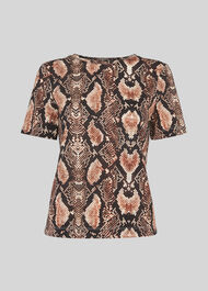 Snake Print Tee