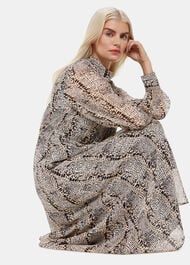 Petite Optical Snake Meg Dress