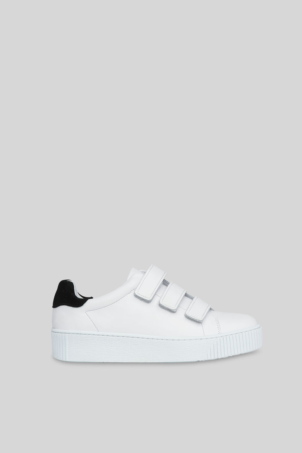 Flax Velcro Trainer White