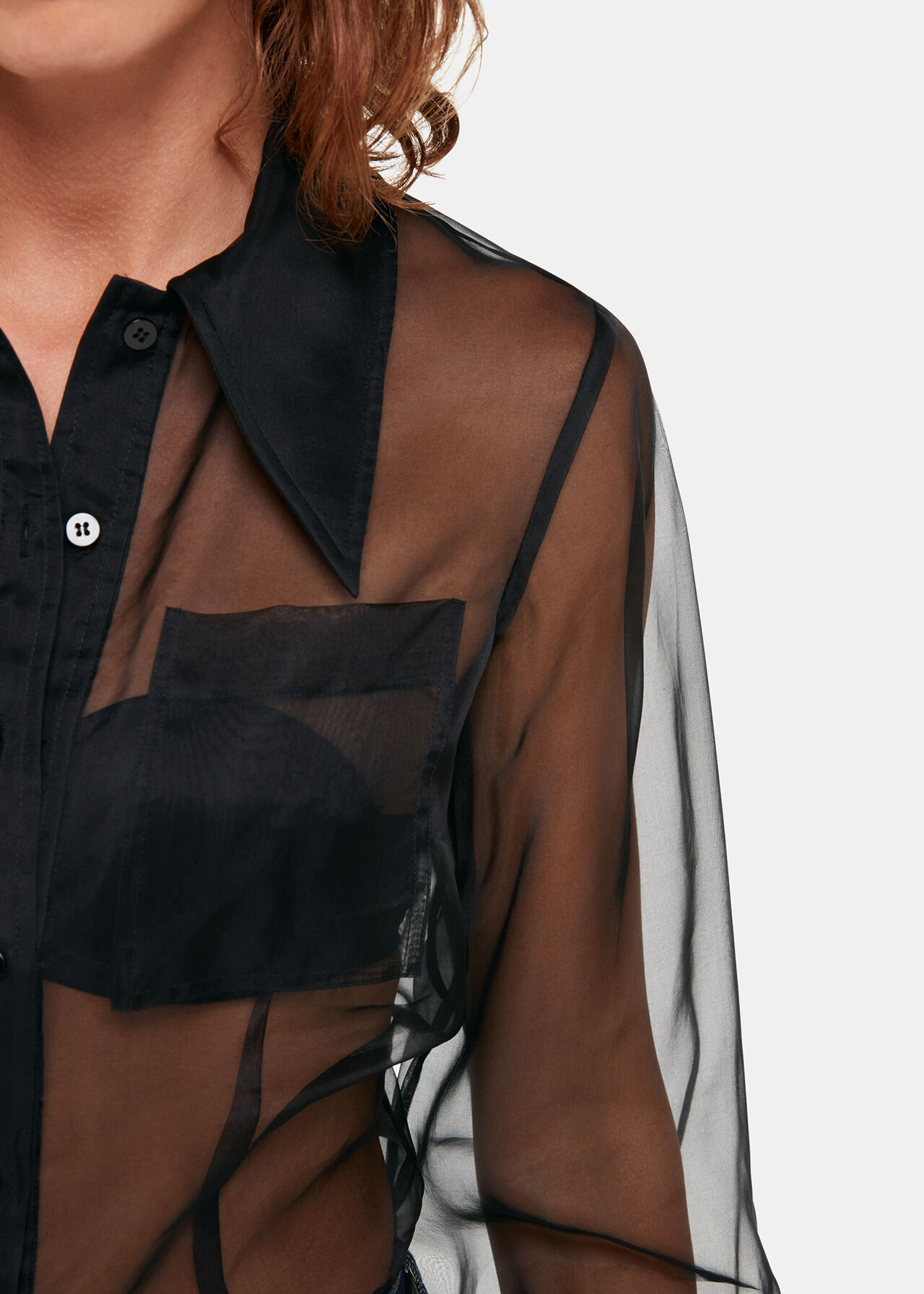 Penelope Silk Organza Shirt