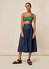 Textured Tort Ring Bikini Top