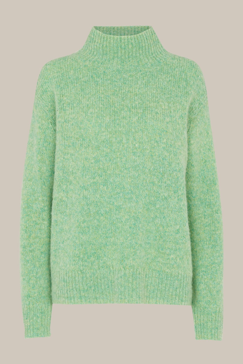 Erica Flecked Funnel Neck Knit