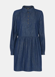 Petite Winnie Chambray Denim Dress
