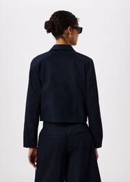 Compact Cotton Cropped Jacket