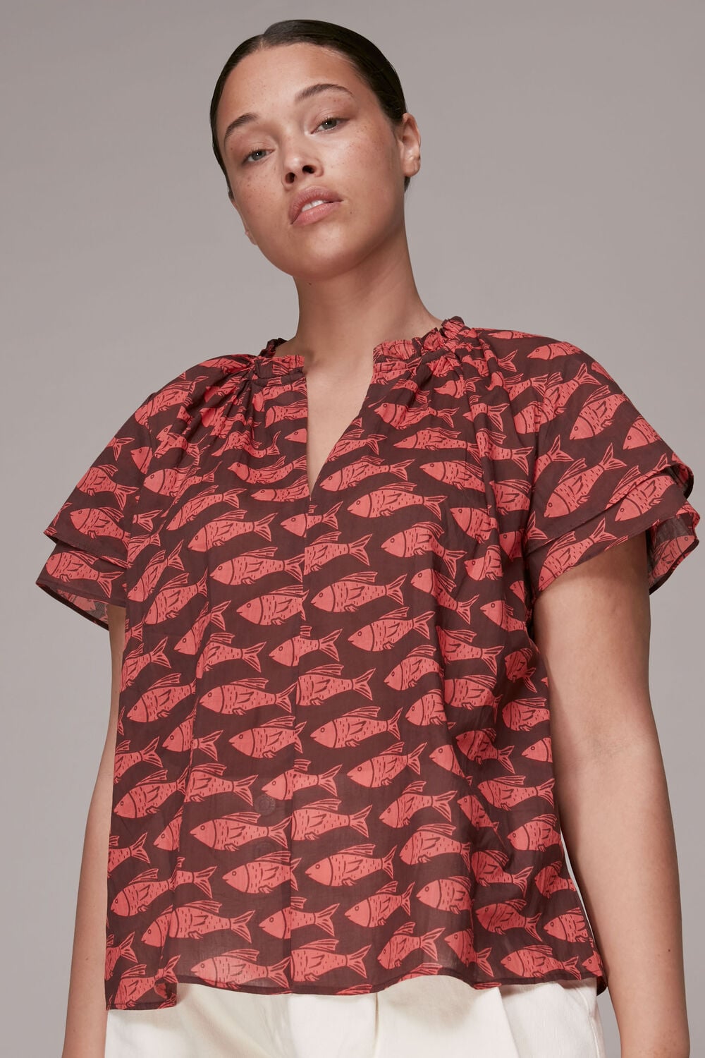 Pisces Print Top