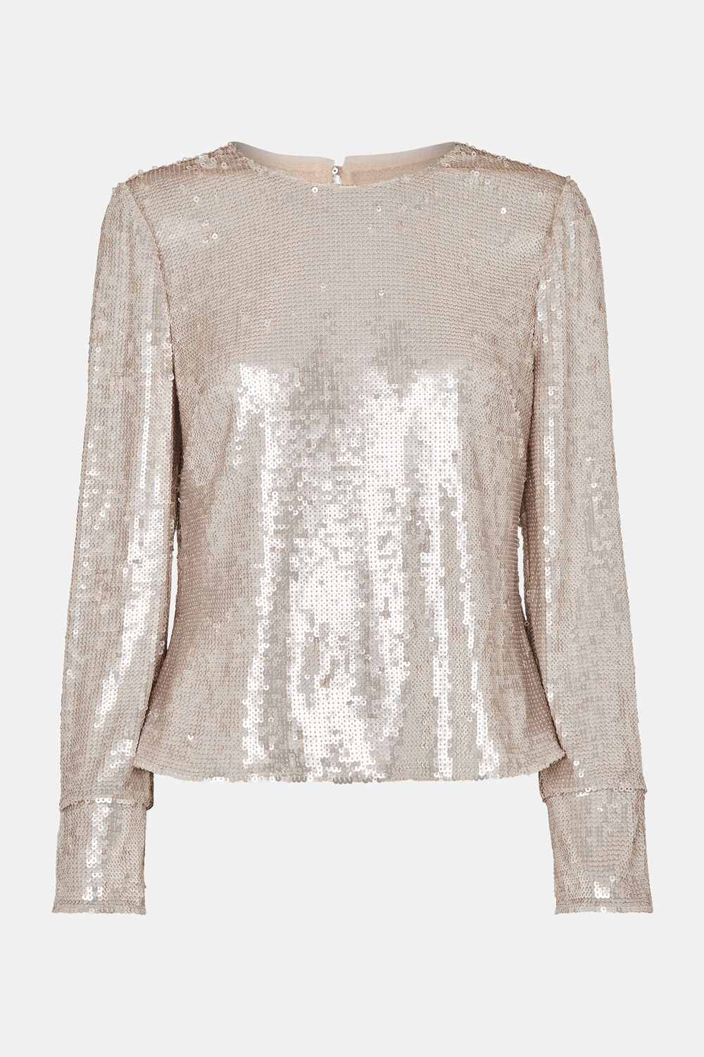 Petite Sequin Minimal Tunic Top