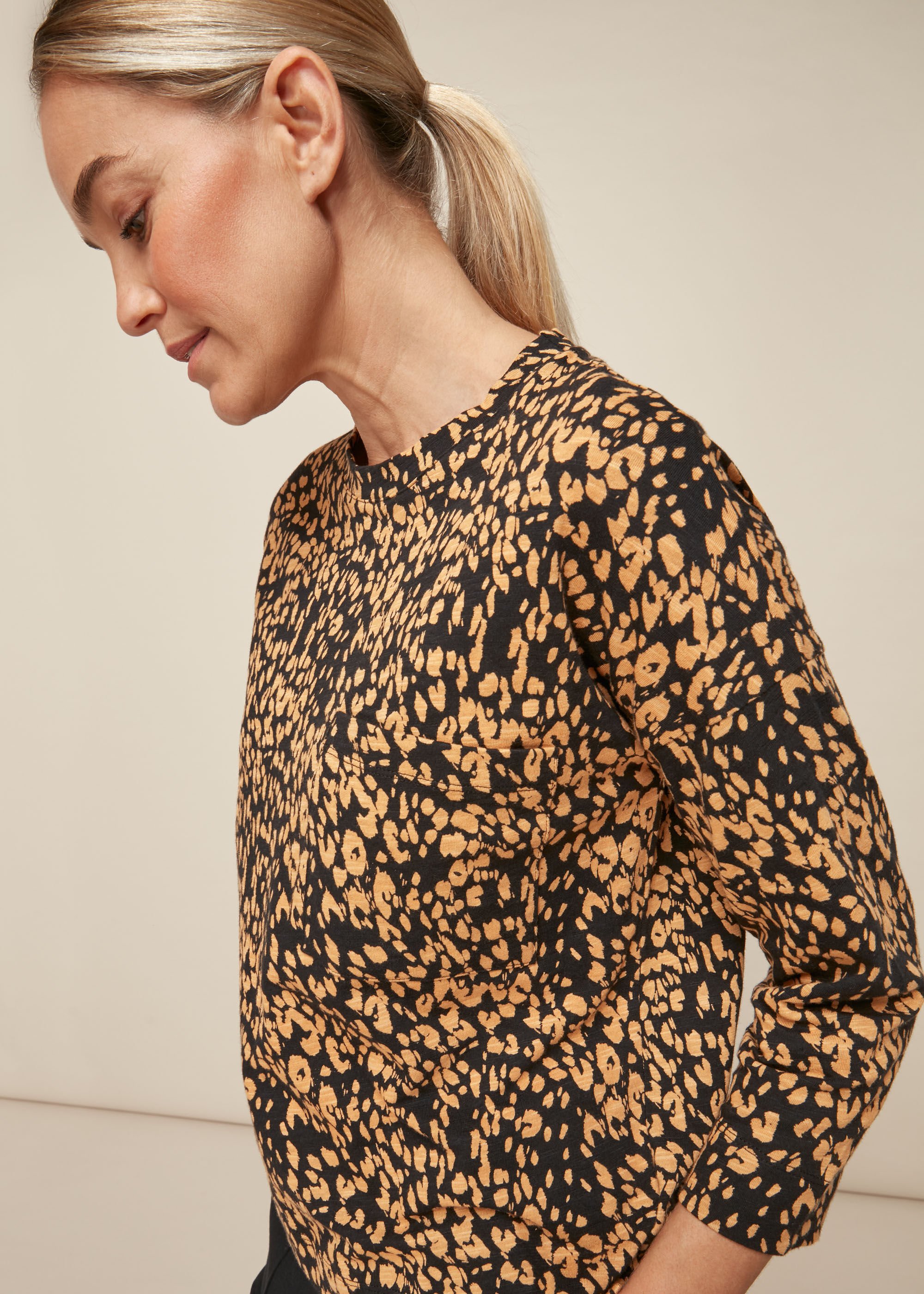 Whistles leopard sweatshirt 2025