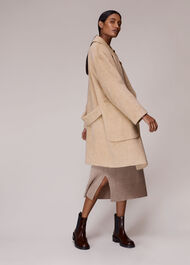Lola Wool Mix Cocoon Coat