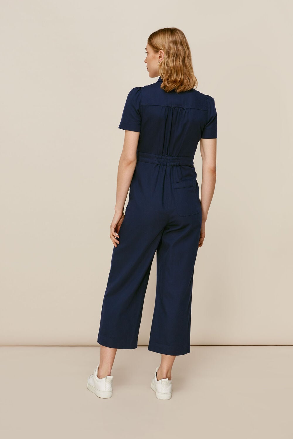 Emma Pocket Detail Jumpsuit Dark Denim