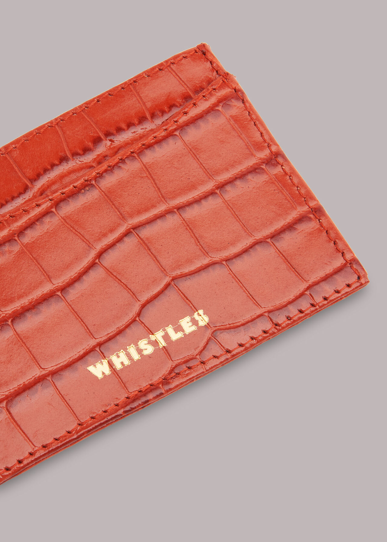 Shiny Croc Card Holder
