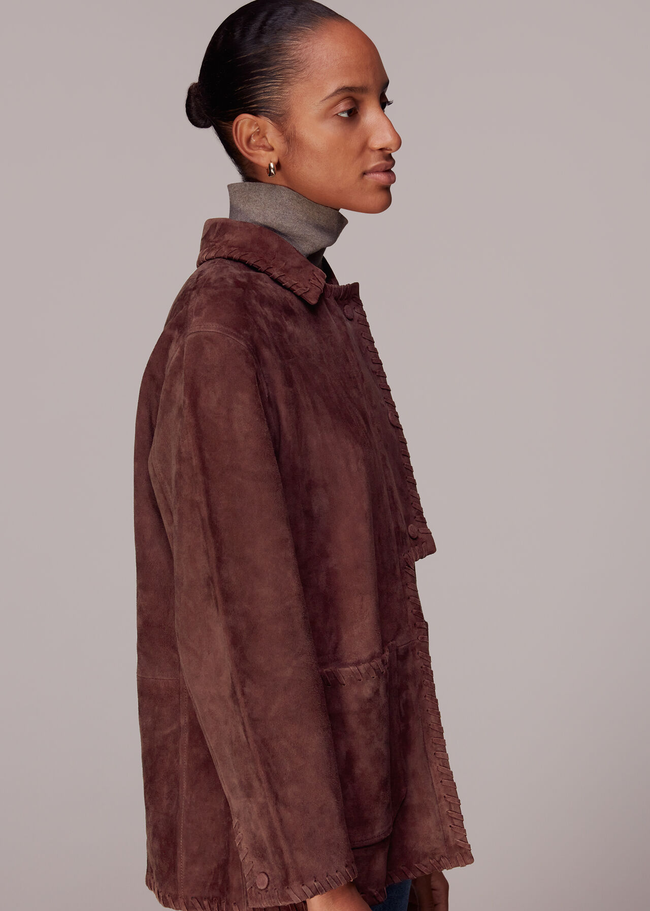 Bohdi Western Suede Biker