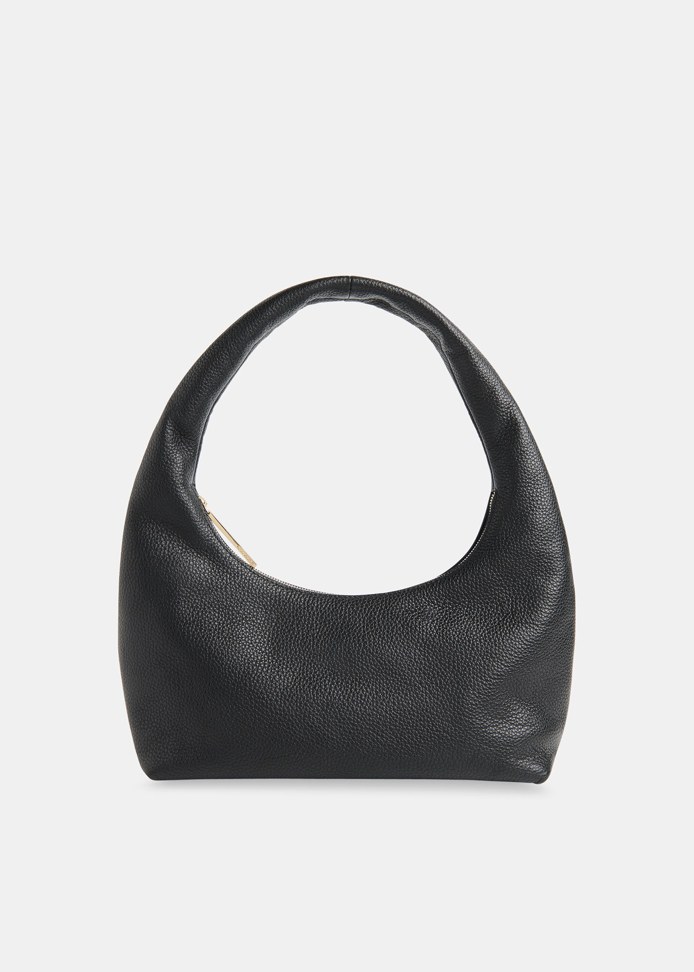 Black Ulla Zip Shoulder Bag | WHISTLES | Whistles ROW |