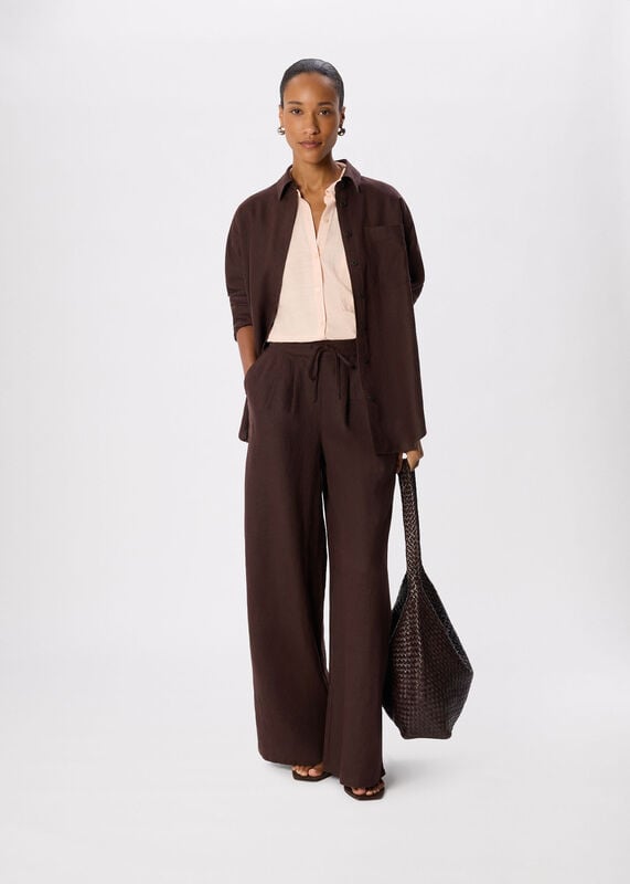 Pale Pink Nicola Textured Shirt