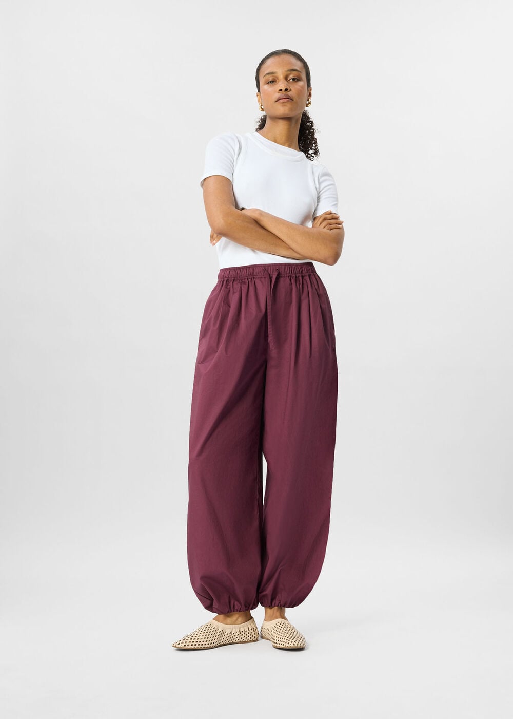 Cotton Balloon Trouser