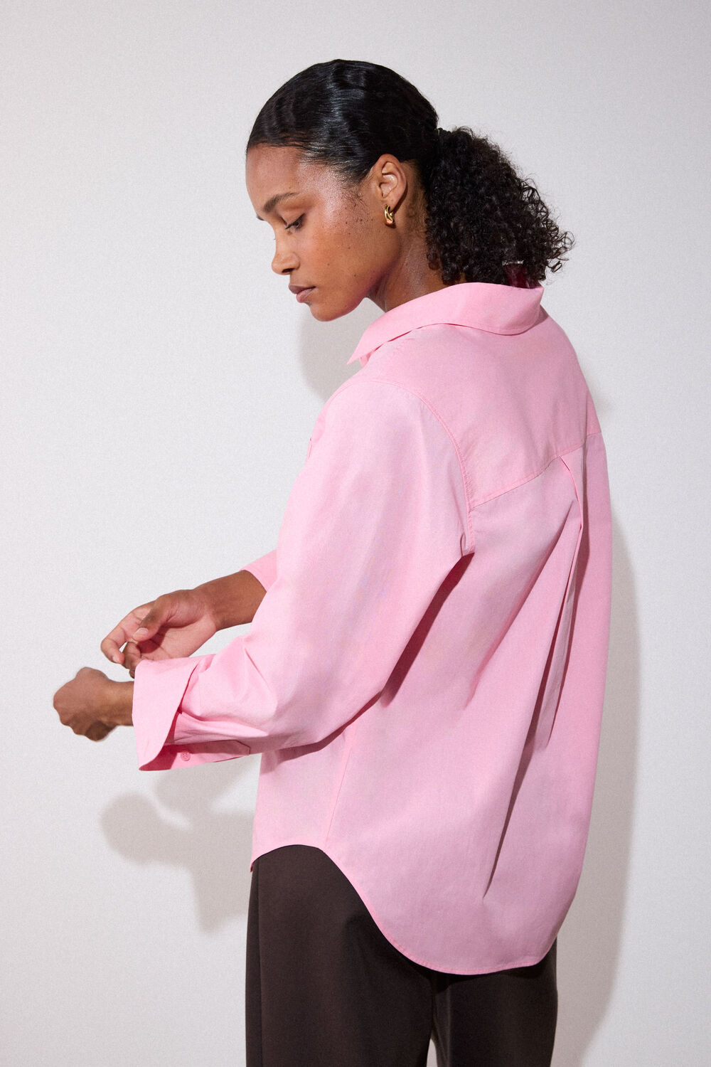 Relaxed Fit Cotton Shirt