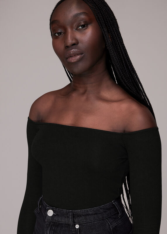 Bandeau Long Sleeve Top