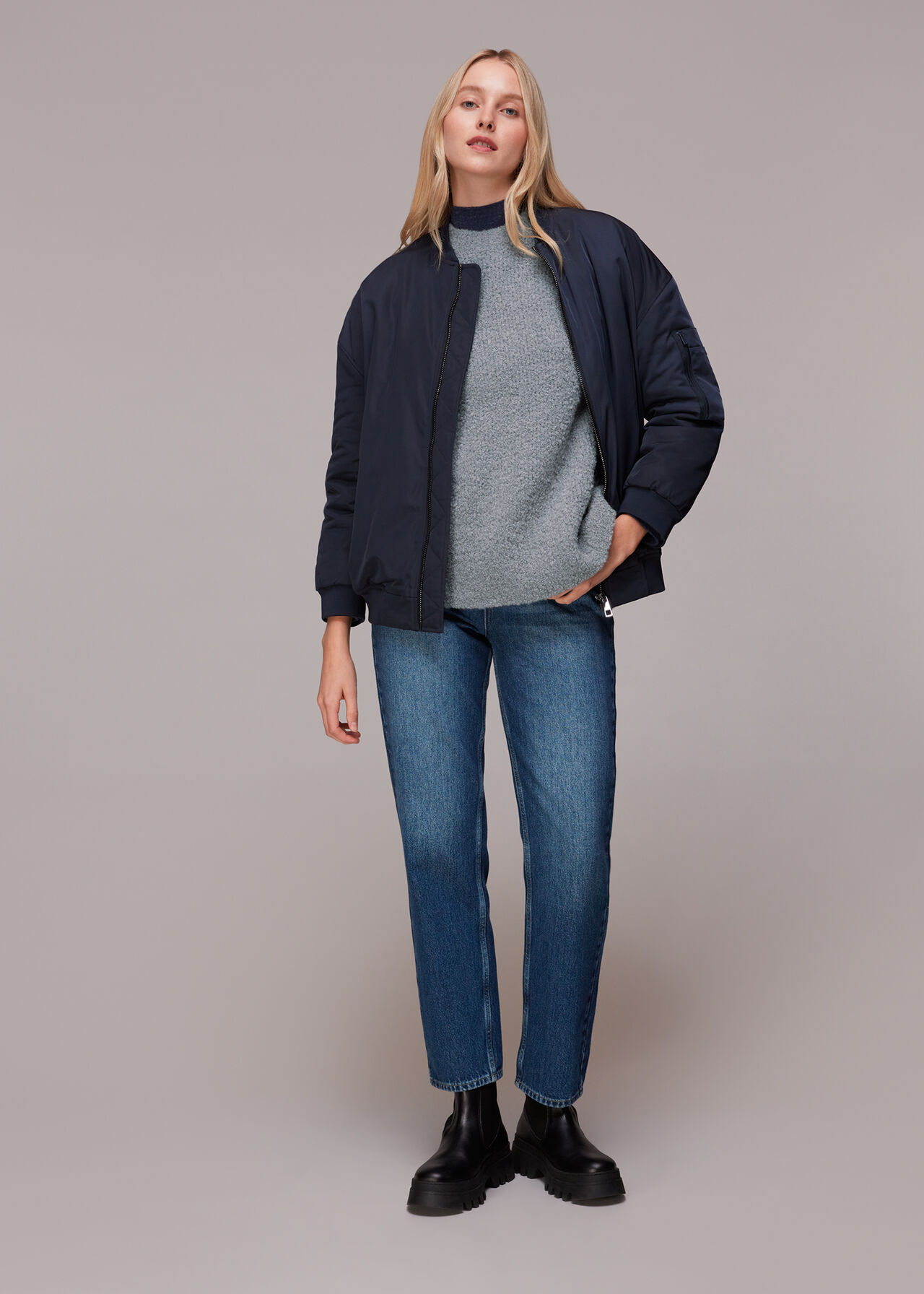 Relaxed Boucle Sweater