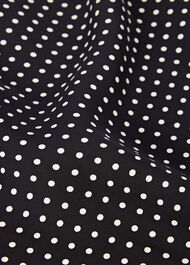 Petite Mini Spot Fit and Flare Skirt