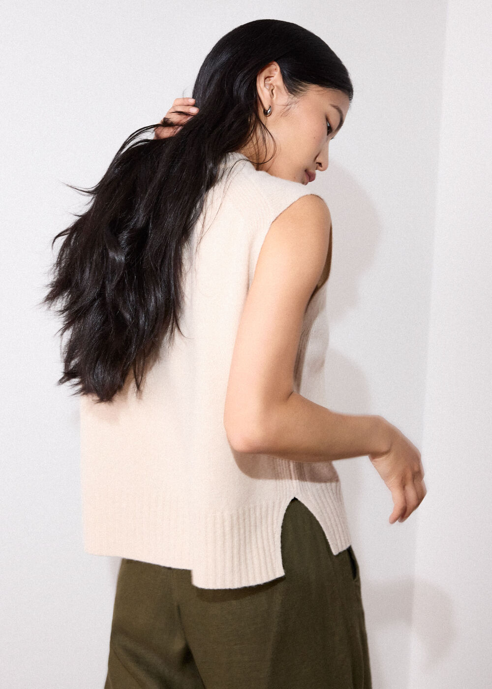 Wool Sleeveless Tank