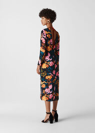 Digital Bloom Bella Dress Multicolour