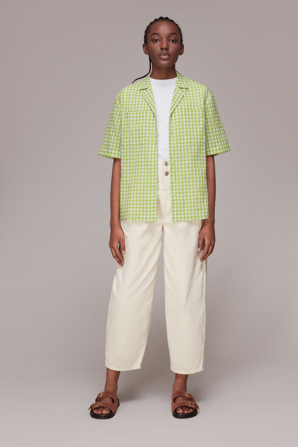 Grace Gingham Bowling Shirt