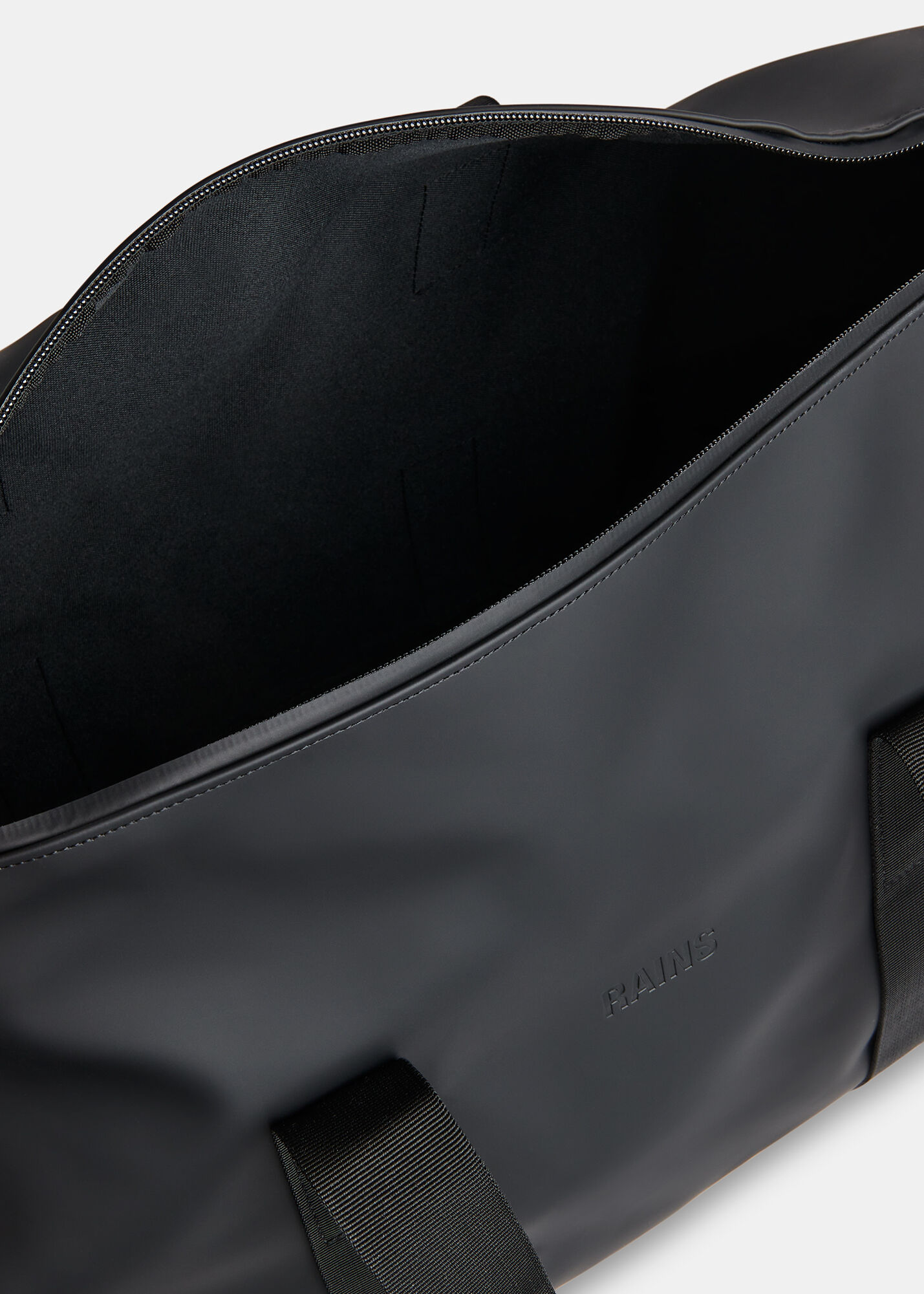 Rains weekend bag shiny black deals