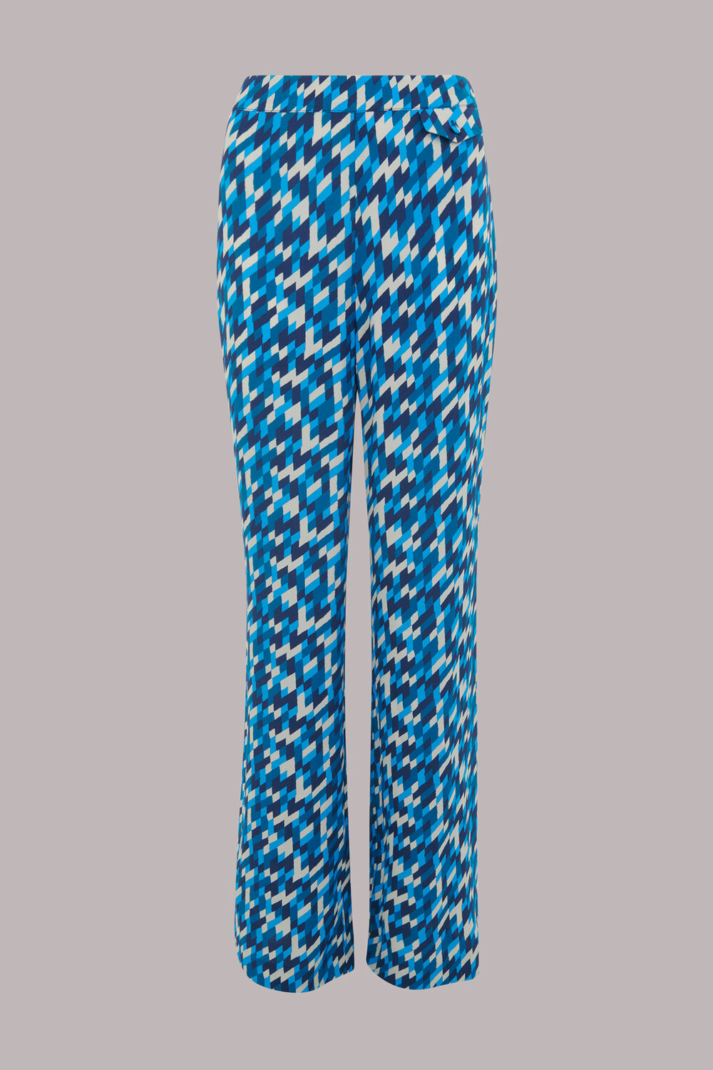 Diagonal Diamond Flare Trouser