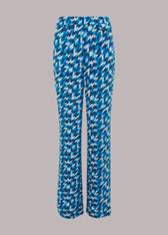 Diagonal Diamond Flare Trouser