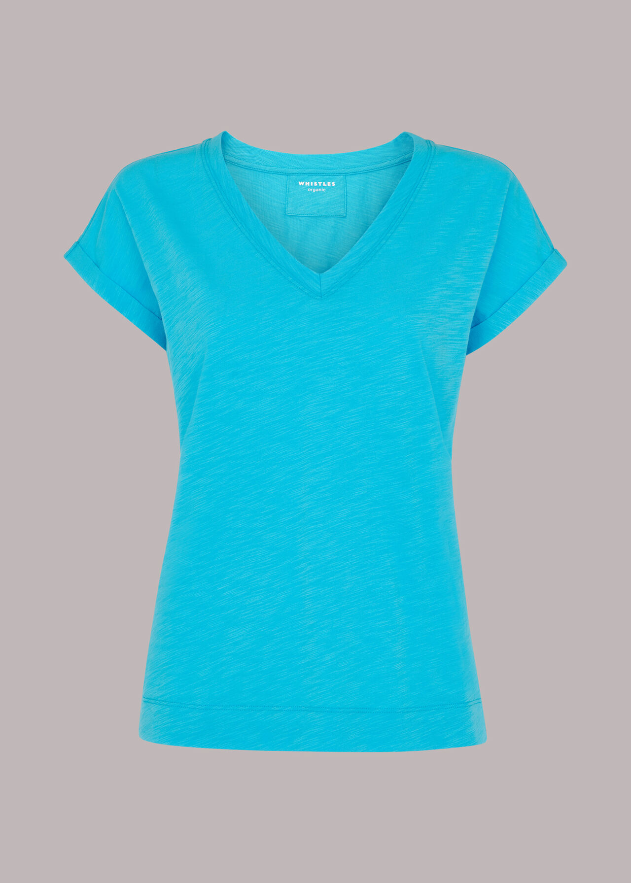Willa V Neck Cap Sleeve Tee