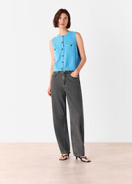 Cotton Boucle Textured Tank