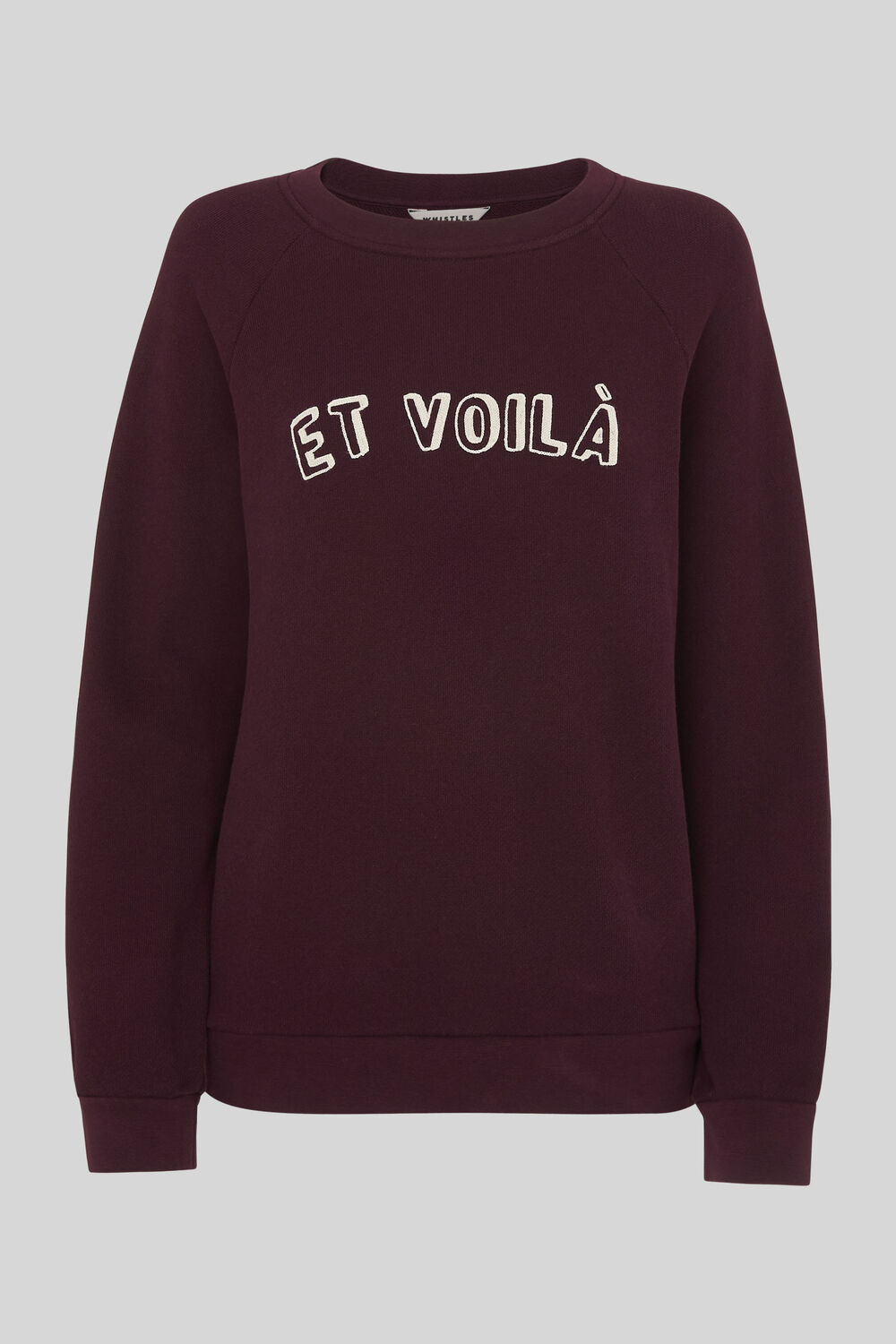 Et Voila Logo Sweatshirt Burgundy