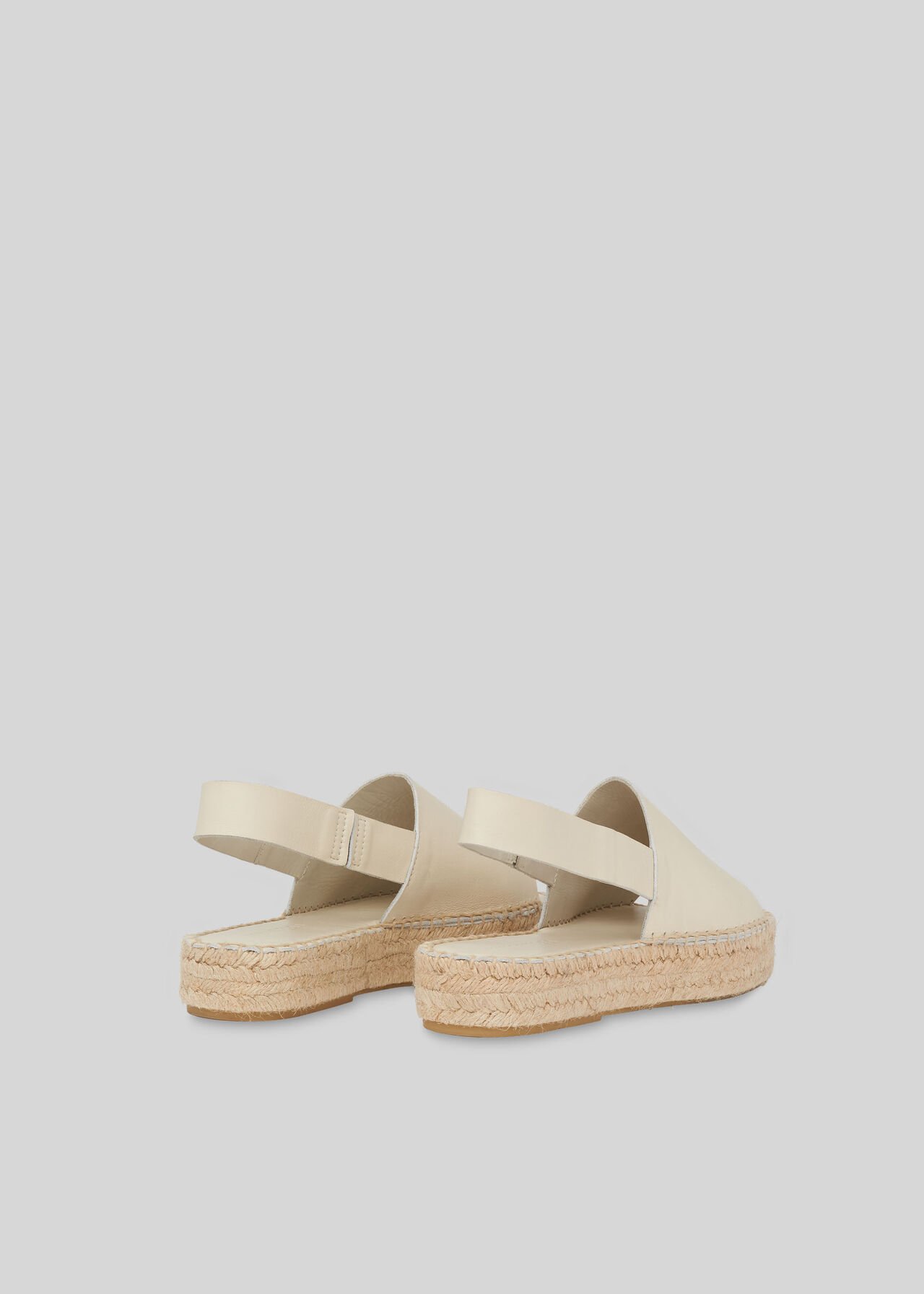 Nile Slingback Espadrille White