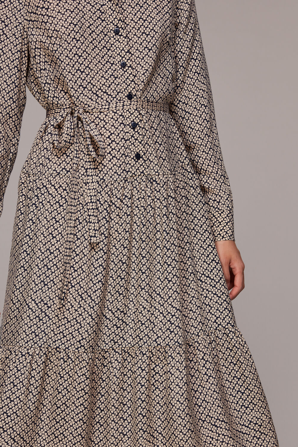 Clover Print Shirt Dress