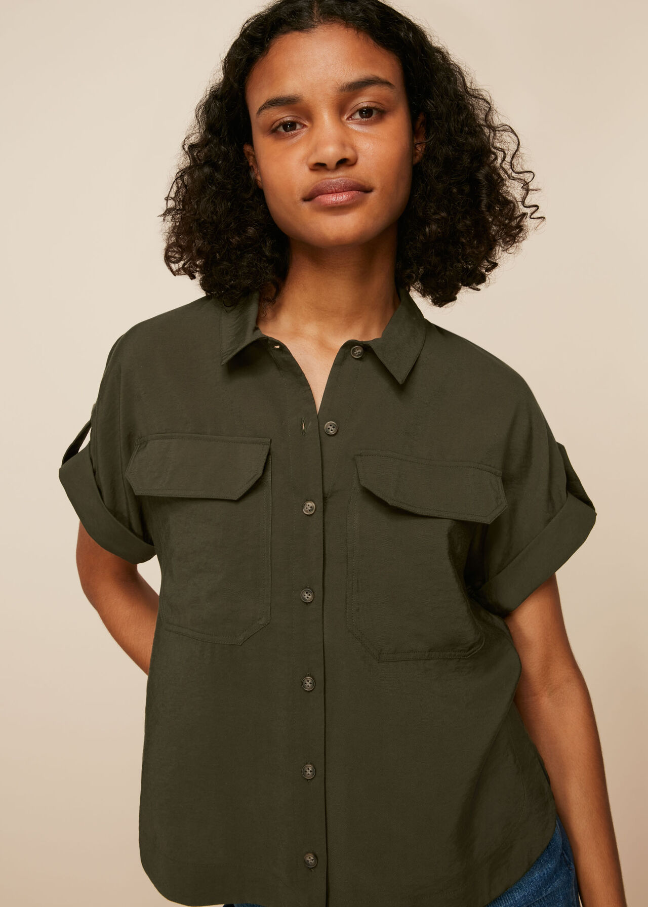 Elena Pocket Detail Shirt