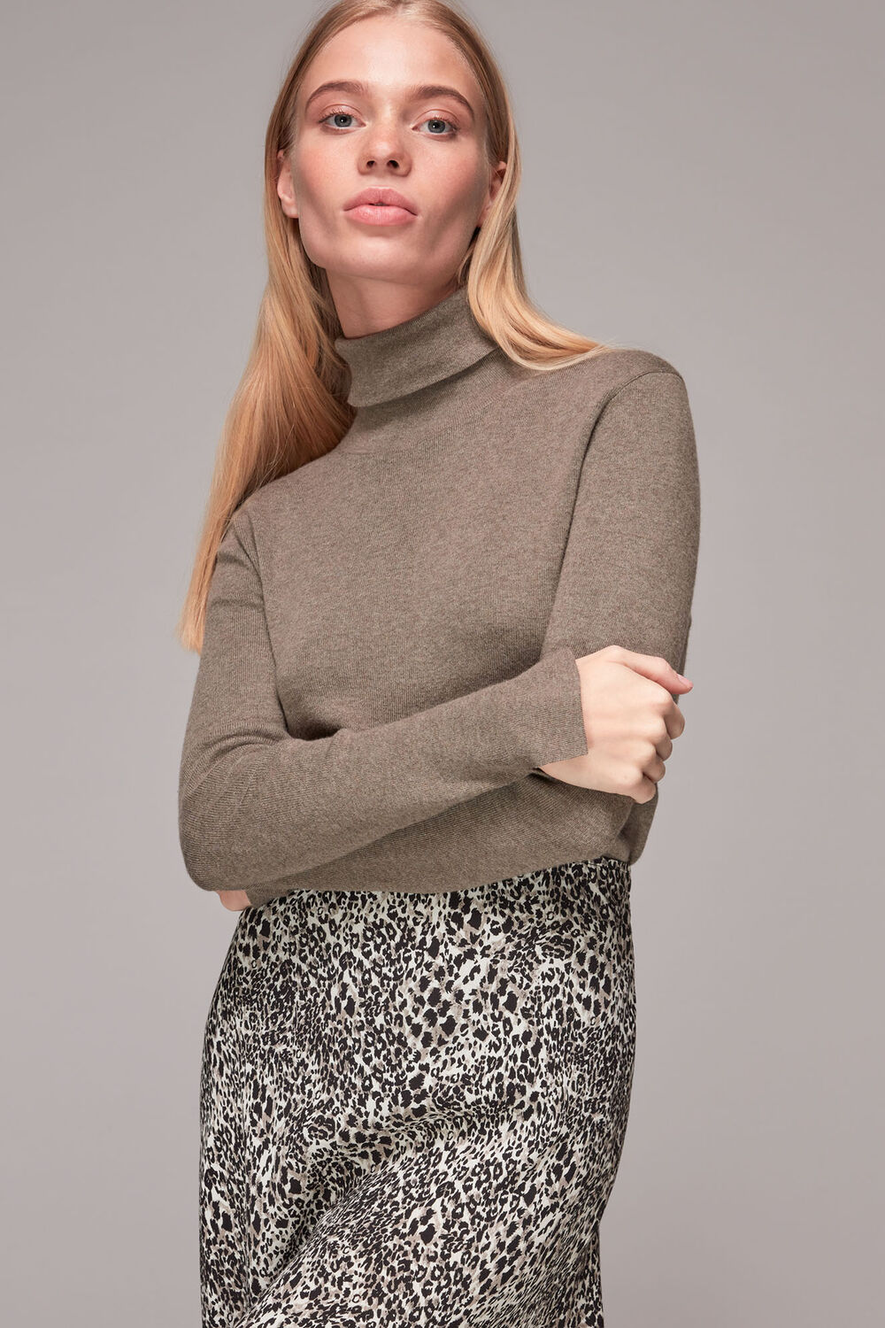 Multicolour Micro Animal Bias Cut Skirt
