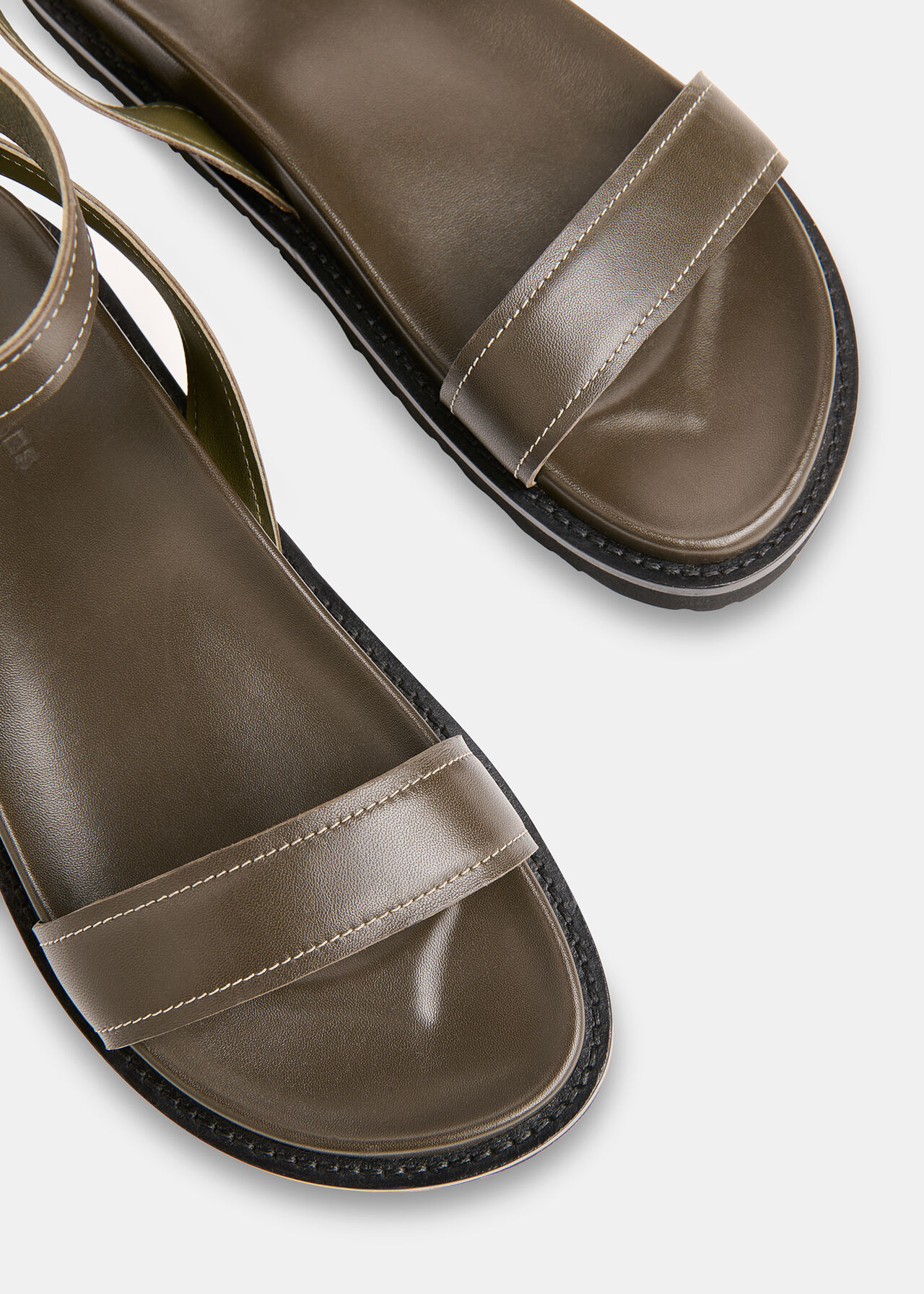 Ottie Contrast Stitch Sandal