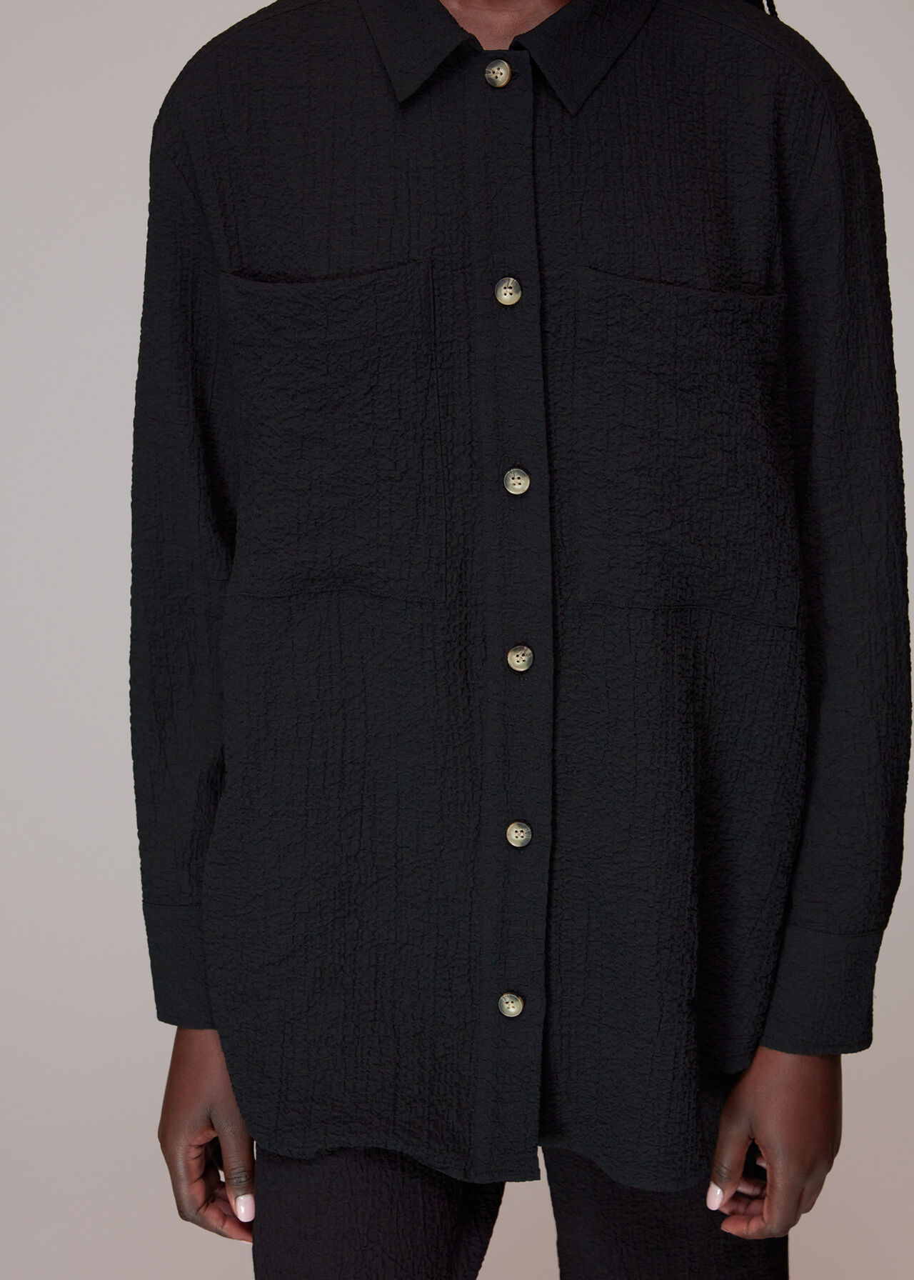 Lola Crinkle Overshirt