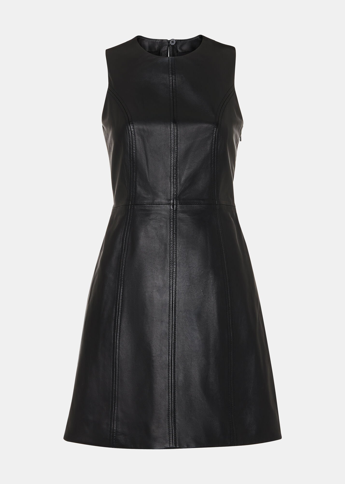 Tribute Pleated Leather Dress | GUESS