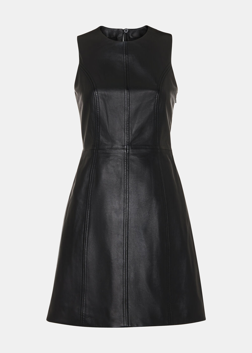 Leather Shift Dress
