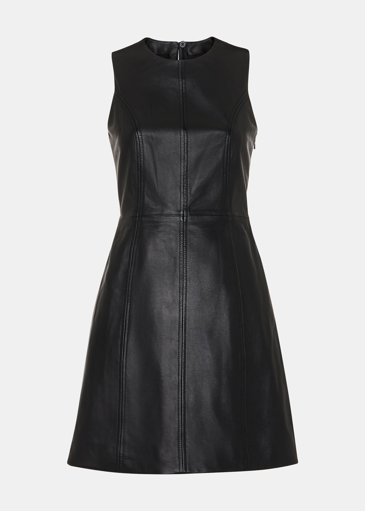 Leather Shift Dress