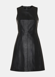 Leather Shift Dress