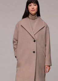 Collar Detail Wool Coat