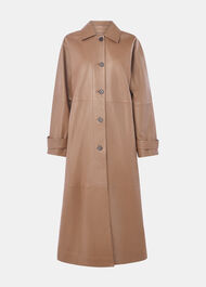 Leather Car Coat