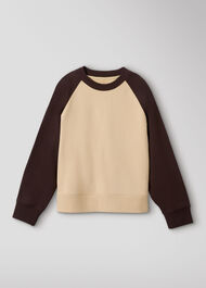 Contrast Sleeve Sweat