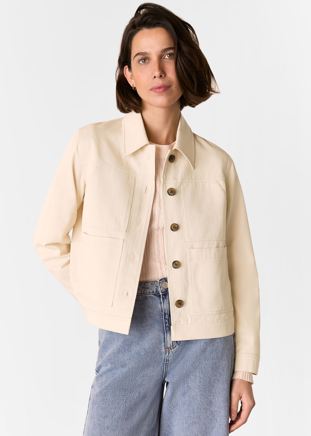 Whistles Mia Pocket Detail Jacket