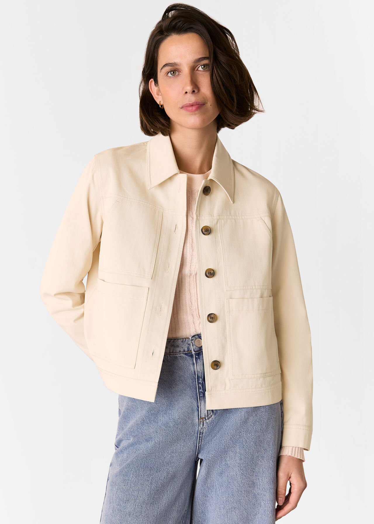 Whistles Mia Pocket Detail Jacket Whistles Mia Pocket Detail Jacket