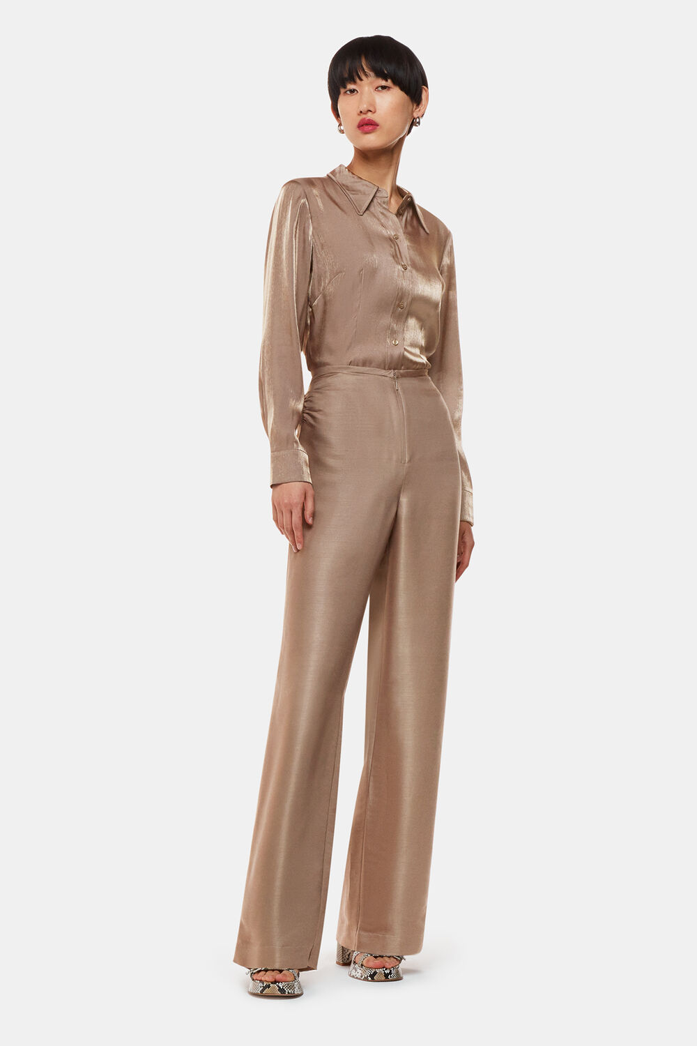 Teigan Metallic Trousers