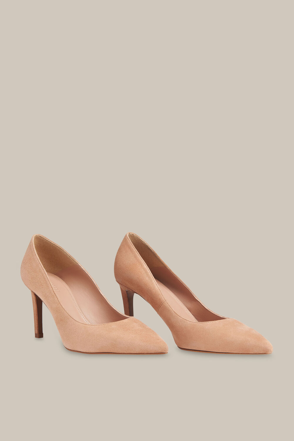 Cari Mid Suede Point Pump