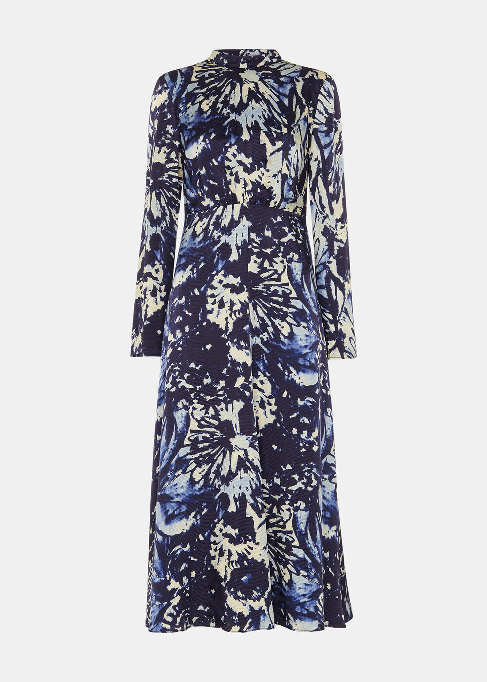 Dazzled Floral Satin Dress